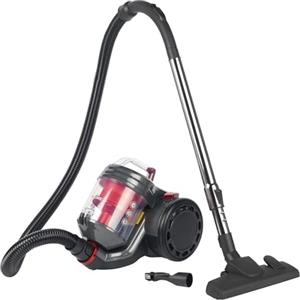 Beldray BEL0700TBVDE Aspirapolvere a cilindro compatto - PET Plus+, aspirapolvere senza sacco, aspirapolvere leggero per tappeti, spazzola Turbo per animali domestici, contenitore da 2 l, 700W, rosso
