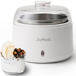Joymech Yogurteria, Yogurtiera Per Yogurt Greco, Macchina Per Yogurt, 1 Litro Per La Produzione Domestica Di Yogurt Biologico, Natto E Kefir