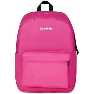 Invicta Zaino Scuola Carlson, Rosa, Mono Scomparto Con Tasca per PC e Tasca per Borraccia, 24 lt, Scuola Media e Superiore, Zaino Ragazza