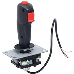 Mtlavishness Flight Simulator Gamepad Stick Controller Gioco Joystick volante Rocker per PC Accessori per giochi desktop Costruzione durevole in lega di zinco Impugnatura