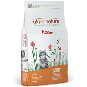 Almo Nature Kitten - Crocchette per Gattini con Pollo Fresco - Alimento Completo per una Crescita Equilibrata, Adatto in Gravidanza e Allattamento - 12 kg