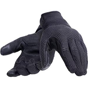 Dainese - Torino Gloves, Guanti da Moto in Tessuto, Protezioni sulle Nocche, Touch Screen, Guanti Moto da Uomo, Nero/Antracite, S
