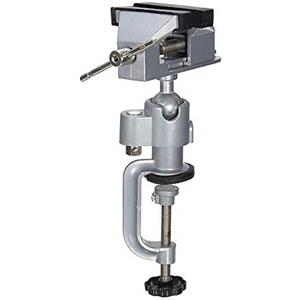 Gloriashoponline MORSA DA BANCO BASE GIREVOLE 360° APERTURA 50 MM MORSETTO STRETTOIO