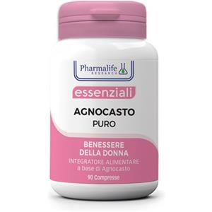 PHARMALIFE RESEARCH Agnocasto Puro 90 Compresse - Integratore alimentare con estratto secco di agnocasto, titolato allo 0,5% in agnuside
