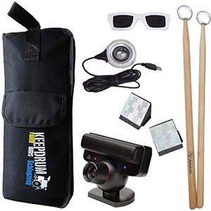 Aerodrums Air-Drumming SB-01 - Batteria elettrica con fotocamera PS3 + custodia Keepdrum
