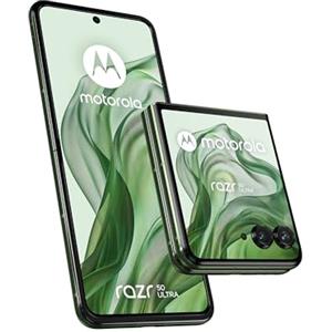Motorola Razr 50 Ultra 12/512 GB, AI, display esterno 4.0'' pOLED, interno 6.9 pOLED, 50+50MP, IPX8, Qualcomm Snapdragon 8s Gen3, 4000mAh 45W, wireless 15W, 5G, Dual SIM, Android 14 Spring Green