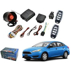 Generico Kit Allarme Antifurto Universale per Auto, Furgone, Camper - 2 Telecomandi Antirapina - 15W Sirena - Inclusi Cavi e Rele' - Manuale di Installazione in Inglese