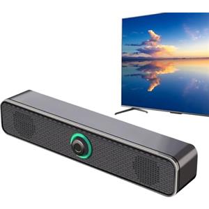 Generico Casse Computer - USB Alimentato PC Altoparlante Basso Profondo | Stereo Suono Barra Laptop Altoparlante Scrivania, Monitor, Ufficio Scrivania, Aula, Musica, Televisore, Proiettore, Casa Ufficio Uso