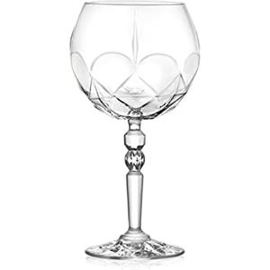 RCR Cristalleria Italiana S.p.a. Linea Alkemist | Bicchieri Cocktail per Gin Tonic in Vetro Moderni Set 6 Bicchieri di Cristallo da 58 Cl