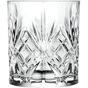 RCR Cristalleria Italiana S.p.a. Linea Melodia | Bicchieri da Amaro e Liquore in Vetro Moderni Set 6 Bicchieri di Cristallo da 8 Cl