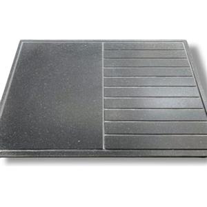 Generico PIETRA LAVICA PER BARBECUE OLLARE GRIGLIA REFRATTARIA 2CM 2 CM TUTTE LE MISURE (40 x 30 cm 02)