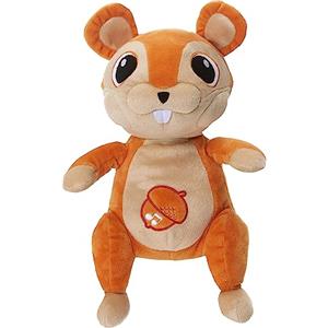 Chicco Scoiattolo Luci&Suoni, Morbido Peluche Interattivo, 30 cm di Altezza, Luce Notturna Soffusa, Melodie Rilassanti New Age, Effetto Risata Lavabile in Lavatrice, Gioco Bambini 0 mesi +