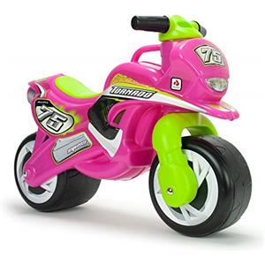 INJUSA Moto per Bambini 18-36 Mesi Moto Tundra Tornado per Bambino 3 Anni Ruote Larghe Stabile Senza Pedali - Primi Passi Bimbi - Ergonomica Maniglia Trasporto - INJUSA