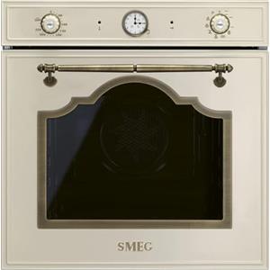 Smeg SFP67C1TPO - Forno da incasso, elettrico, Termoventilato, 65 litri, 60 cm, colore Panna, Classe energetica A