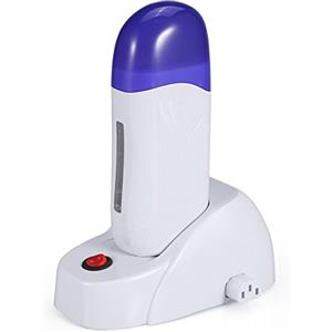 Zunate Depilazione Ceretta Rullo Scaldacera Kit, Scaldarullo On Roll Riscaldatore 1/2/3Types Cartridge Wax Depilatory, Depilatore Cera Scaldacera Elettrico (A)
