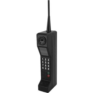 plplaaoo Telefono cellulare retrò in ferro vintage antico modello di cellulare decorazione per gli oggetti di scena decorazioni per la casa feste (nero)