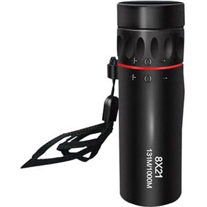 Generico Monocolo Birdwatching - 2000x24 Monocolo Escursionismo | Cannocchiale | Outdoor | Monocolô Ingrandimento 10x Lente 21mm, Ottica Trattata Eccellente Trasmissione Luce, Portatile Tascabile Per Oss
