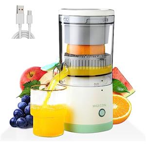 Migecon Non acquistare questo sku !!! Spremiagrumi, spremiagrumi elettrico con motore potente e cavo di ricarica USB