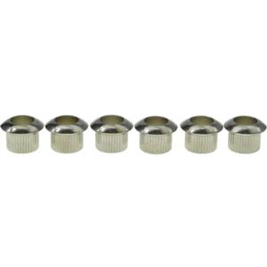 KAISH Boccole per accordatore per chitarra vintage in ottone di alta qualità, 6,2 mm (interno) x 8,3 mm (diametro esterno), in nichel