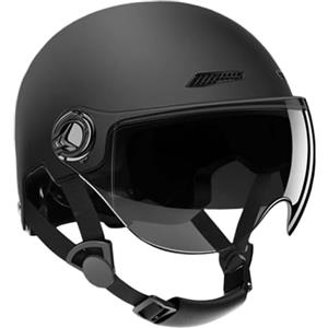 Evember Casco Monopattino Elettrico Per Adulti, Caschi Da Biciclett Per Uomo Donna, Semicaschi Altamente Protettivi Per Uomo Donna, Caschi Per Adulti Con Visiera Parasole, 26 * 20 * 18cm