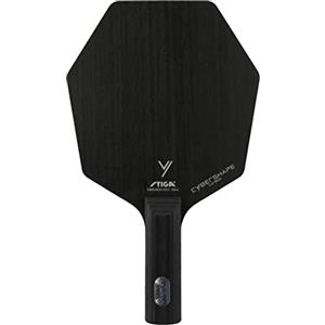 STIGA Cybershape Carbon - Racchetta da ping pong professionale rivoluzionaria professionale, forma esagonale unica, superficie di impatto più ampia, classica dritta