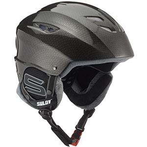 SULOV Power Casco da Sci, Unisex, Power Skihelm, Carbonio, 58-61CM