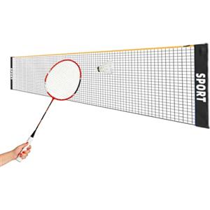 Generico Rete da Badminton,Resistente agli Agenti Atmosferici Regolabile in Altezza | Rete da pallavolo per giardino - per Bambini e Adulti Spiaggia Piscina Esterno Interno Allenamento Competizione