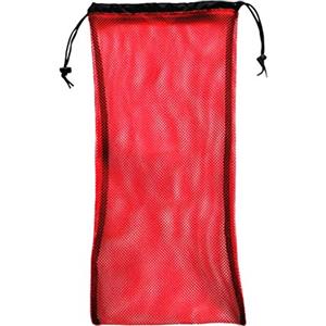 Courtieyeardceastea Borsa a rete con coulisse per attrezzatura da snorkeling pinne subacquee maschera rossa