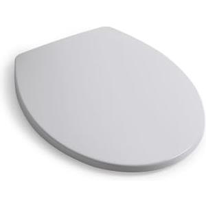 Kiamami Valentina Sedile WC Patascoss in Termoindurente con Chiusura Rallentata - Larghezza 35 cm, Profondità 45 cm, Bianco A Terra