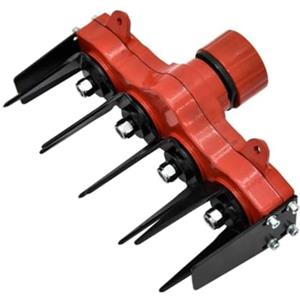 TANIASHOP Testina per Decespugliatore Fresa a Rastrello Falciatrice Sarchiatrice ingranaggio 9 Denti Adatto per Erba Terreni Argillosi