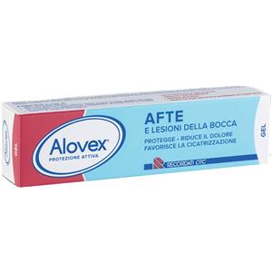 Alovex Protezione Attiva Gel 8 ml - Gel per Afte e Lesioni Orali con Aloe Vera e Acido Ialuronico