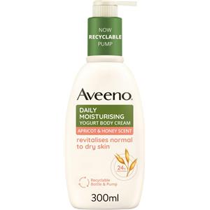 Aveeno Crema Corpo Idratante allo Yogurt con Avena, Profumo di Miele e Albicocca - 300 ml
