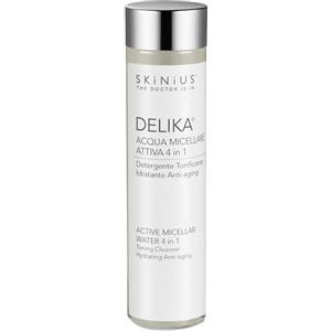 Skinius Delika Acqua Micellare 200 ml - Detergente Tonificante Anti-Aging per Pelli Sensibili e Miste