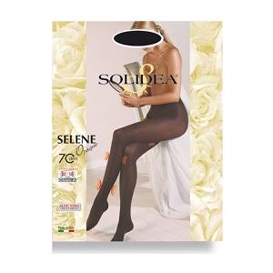 Solidea Selene 70 Collant Opaco Nero 70 Denari Compressione Graduata 12/15 mmHg Taglia 1