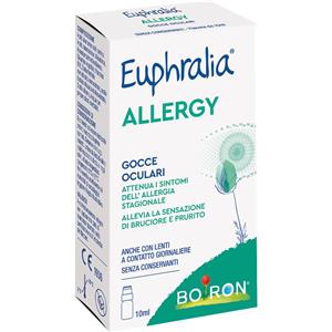 Boiron Euphralia Allergy Collirio 10 ml - Gocce oculari lenitive per allergie, soluzione sterile priva di conservanti