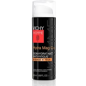 Vichy Homme Hydra Mag C Gel Idratante Anti-Fatica Viso e Occhi 50 ml - Rinfrescante e Tonificante
