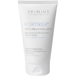 Skinius Fortiker Maschera Capelli Volumizzante 150 ml - Ristrutturante e Rinforzante con Zinco, Biotina, Rame e Magnesio