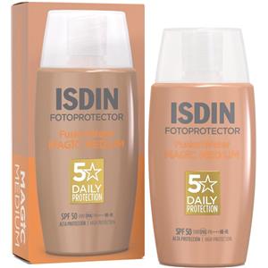 ISDIN Fusion Water Magic Color 50 ml - Fotoprotettore Viso Colorato Ultraleggero con SPF 50