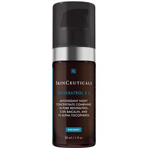 SkinCeuticals Resveratrol B E - Siero Antiossidante Notte 30 ml con Resveratrolo, Baicalina e Vitamina E