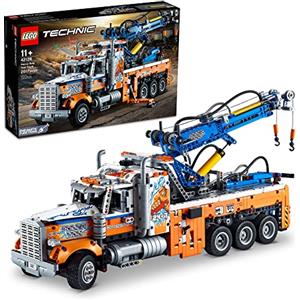 LEGO Technic Carro Attrezzi per Carichi Pesanti 42128 con Gru Modello Giocattolo Set da Costruzione, Serie Ingegneria per Bambini