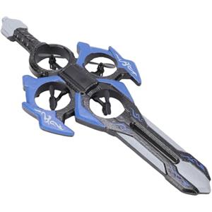 VELATEMOR Drone con Controllo dei Gesti, Spada Volante Giocattolo con Guanto Intelligente, Quadricottero in Schiuma per Interni 2.4G, Acrobazia con Rotazione a 360° e Luci a LED, Facile da (BLUE)