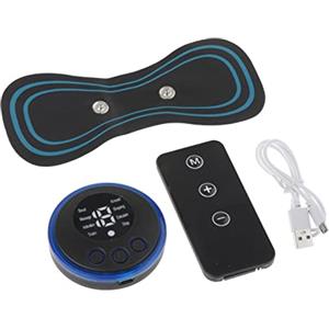Ｚｉａｌｏｆｉ Massaggiatore cervicale ricaricabile mini, massaggiatore elettrico portatile per collo, schiena, spalle e corpo, display, ideale per casa e ufficio