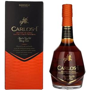 Carlos I Brandy de Jerez Solera Gran Reserva Sherry Casks 40% Vol. 0,7l in Giftbox