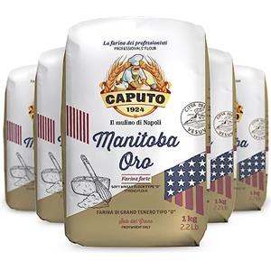 Colichef Manitoba Oro Caputo Farina Tipo 0 / 5 kg (5 x 1 kg) - La farina numero 1 in Italia