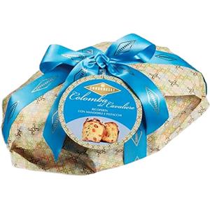 CAIYA Condorelli Colomba del Cavaliere Classica Ricoperta con Mandorle e Pistacchi 1kg (Pasqua 2025)