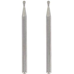 Dremel 7103 - Set di 2 Punte Diamantate Ø 2 mm per Incisione e Intaglio su Vari Materiali