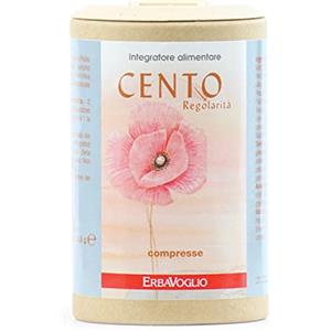 Erbavoglio Cento Erbe per la Stitichezza, Integratore Alimentare Erboristico in Compresse, 100 Unità con Senna, Frangula, Psillio, Finocchio, Anice, Papavero Rosso e Achillea per Benessere Digestivo
