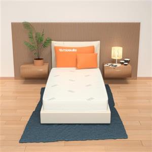 MiaSuite i sogni italiani Materasso 75x180, Alto 16 cm per Lettino - Rivestimento Silver, Indeformabile, Dispositivo Medico | Levante