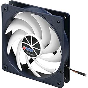 Titan TFD-12025SL12Z/KU ventola per PC PC - Ventilatori, rifiutisori e radiatori (case PC, Ventilatore, Ventilatore, 12 cm, 1200 Giri/min, 24,8 dB, 36,37 cfm)