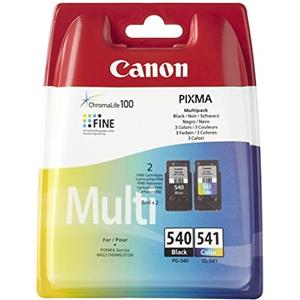 Canon Cartuccia d'Inchiostro Originale (confezione da 2) PG-540-CL541 Tricolore Nero